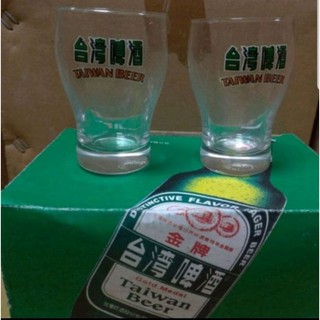 台啤 台灣啤酒 Taiwan Beer復古風 玻璃杯 曲線杯 啤酒杯 果汁飲料杯 台灣啤酒杯