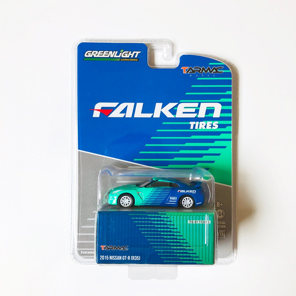 【現貨】GREENLIGHT 1/64 綠光 TARMAC FALKEN GTR GT-R R35 全新未拆