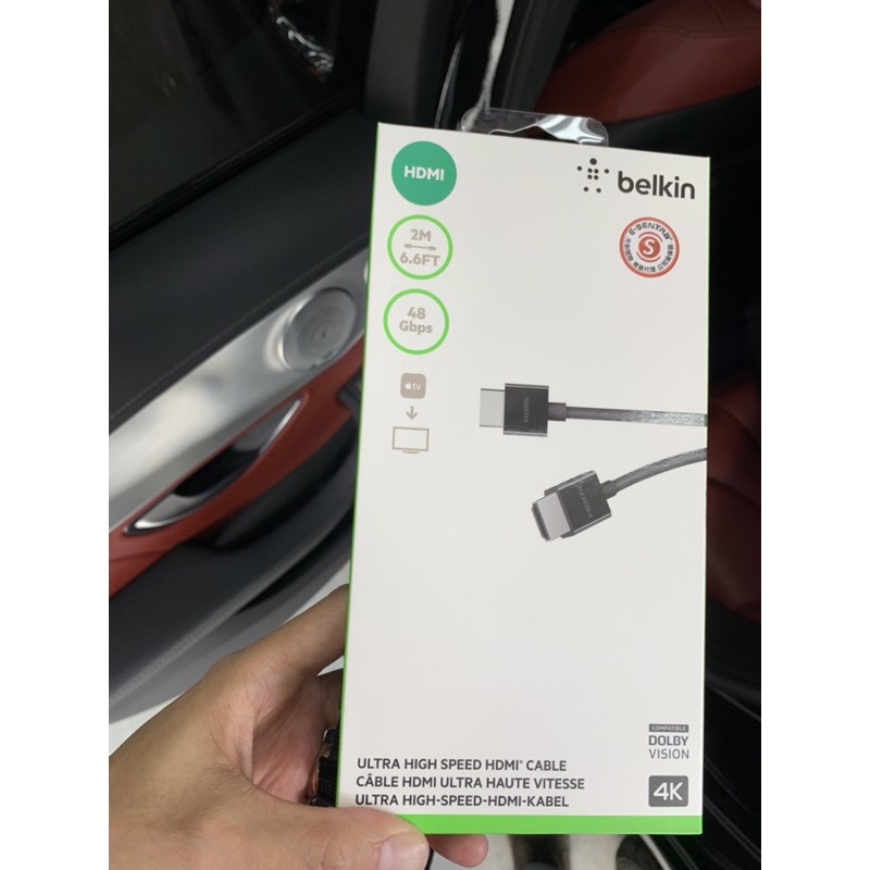 Belkin UltraHD 4K/8K HDMI2.1 48G連接線(2公尺)