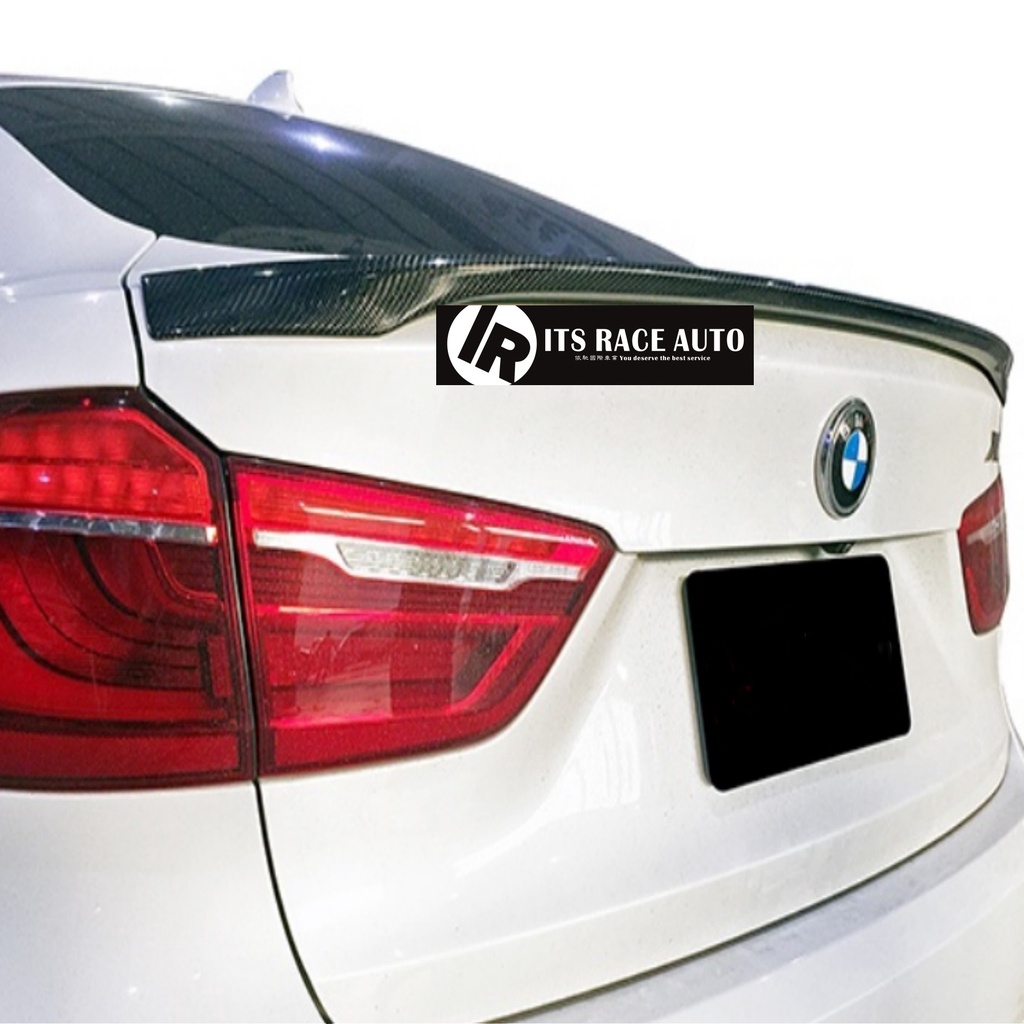 依馳國際 BMW X6 F16 P 碳纖維 尾翼 大版