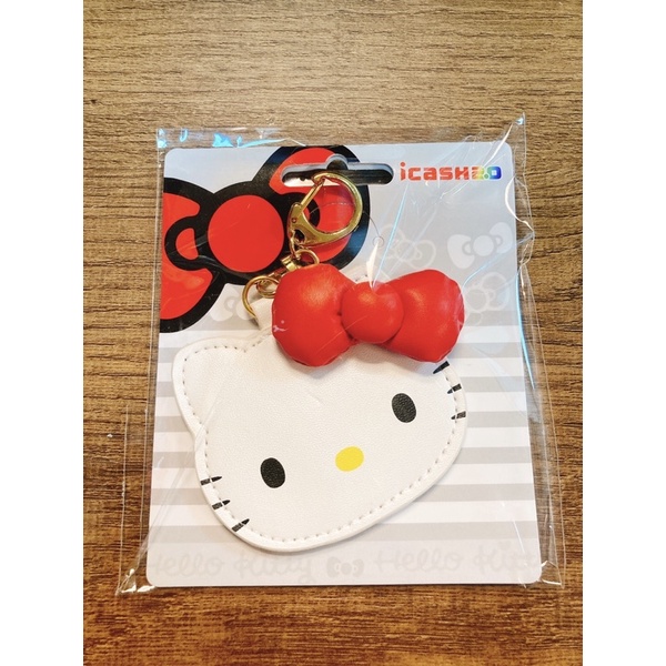 🔥現貨直送🔥HELLO KITTY-Ribbon 皮革蝴蝶結🎀大頭icash 2.0