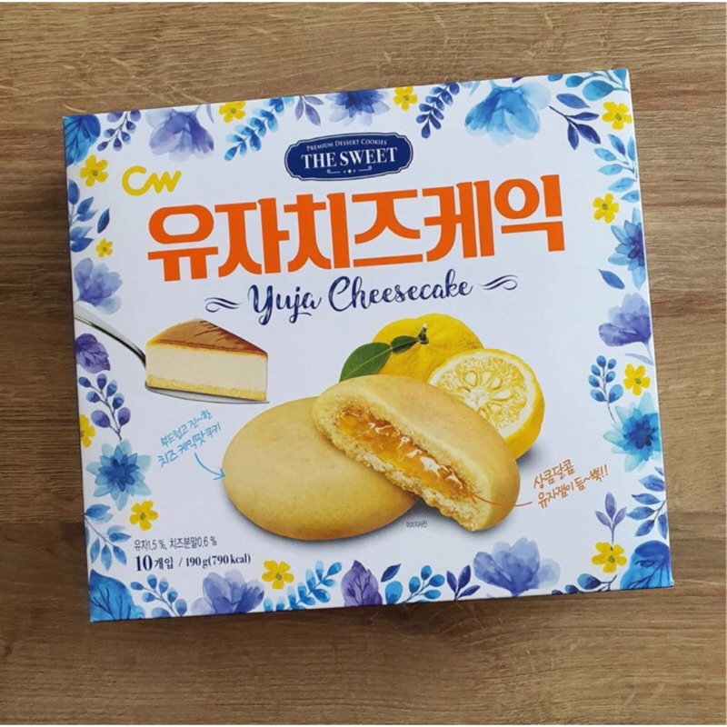 #韓國代購 CW柚子起司蛋糕餅乾