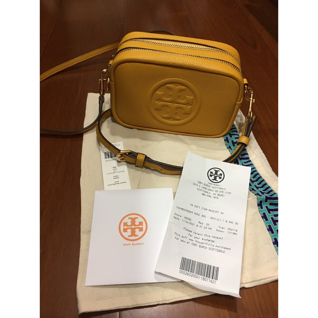 TORY BURCH TB 全新正品黃色包附贈防塵袋| 蝦皮購物