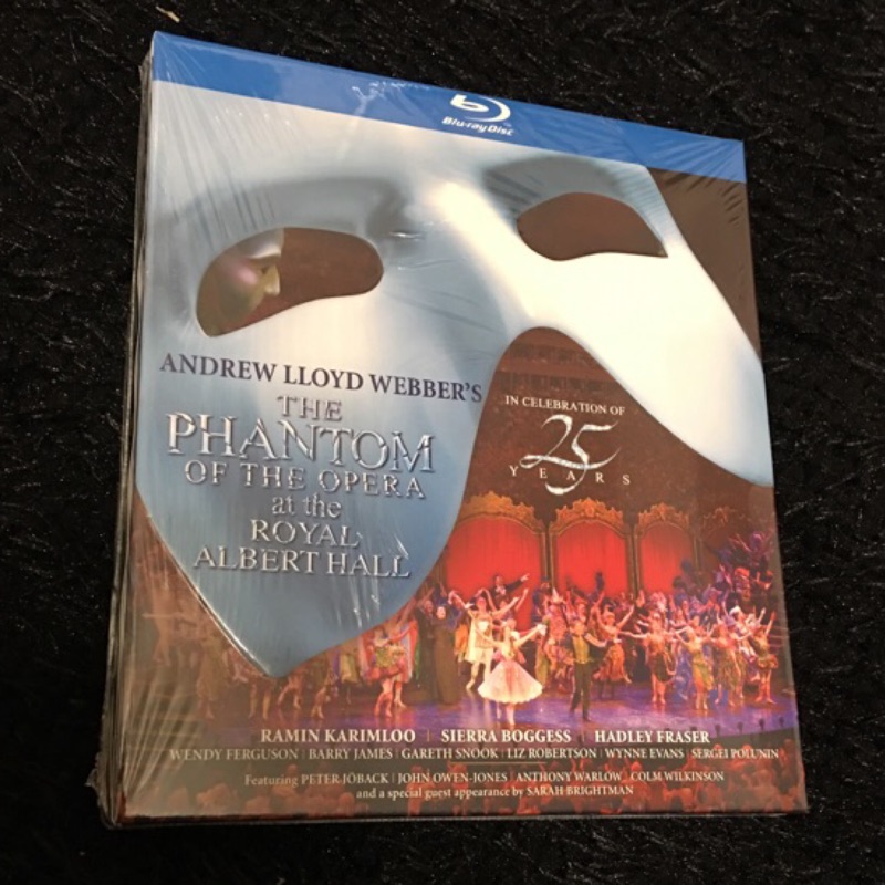 羊耳朵書店*音樂劇藍光/歌劇魅影25周年紀念舞台版 BD Phantom of the Opera 2011 正版全新公司貨