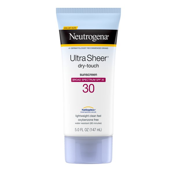 Neutrogena Ultra Sheer Dry-Touch 防曬霜, 寬光譜 SPF 30 UVA / UVB 防