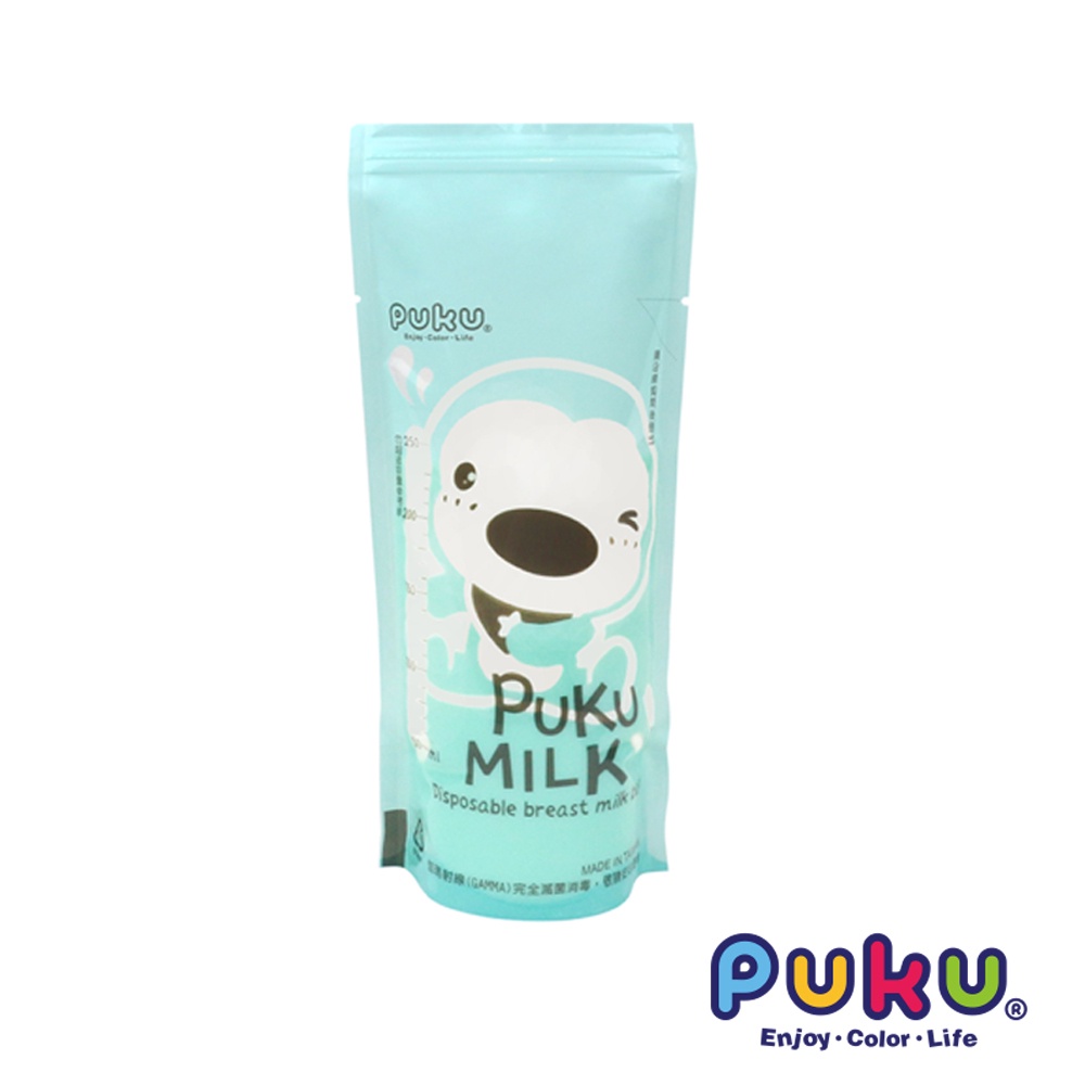 PUKU藍色企鵝 【即期福利品】站立式母乳儲存袋250ml20枚入(組合出售，數量請下2)