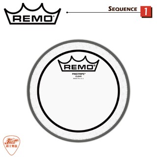 【爵士樂器】美國製 REMO PINSTRIPE CLEAR PS-0306-00 6吋雙層透明油麵鼓皮