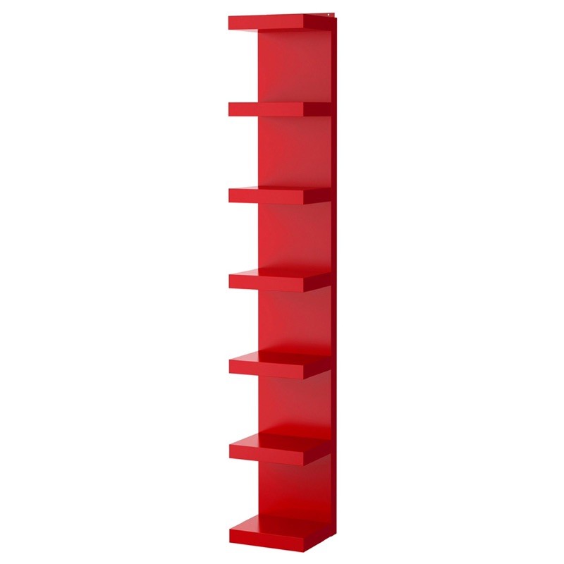 IKEA LACK系列 紅色層架（絕版品）