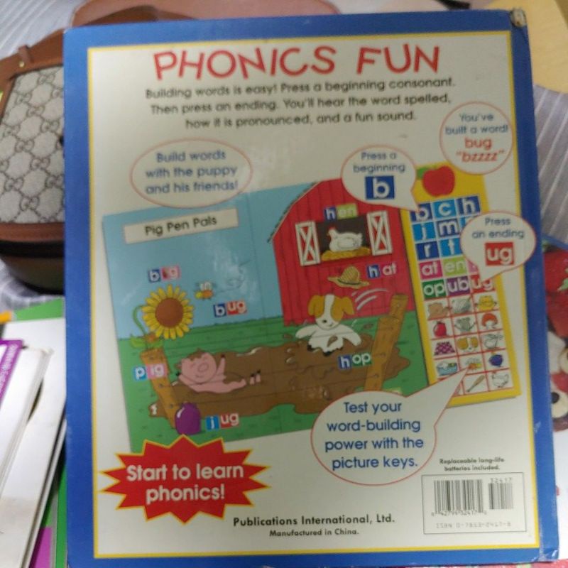 phonics fun童書四本不拆賣