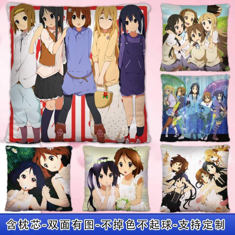 輕音少女k On動漫抱枕平澤唯秋山澪中野梓田井中律琴吹 周邊定制 蝦皮購物