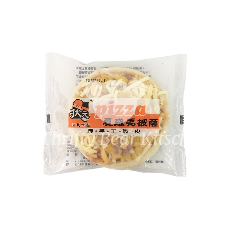 狀元五吋圓形pizza夏威夷 早餐 宵夜 點心 披薩 窯烤 小資熊廚房 蝦皮購物