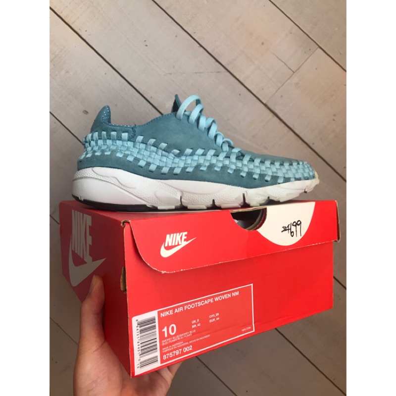 Nike Air Footscape Woven Nm 875797-002 土耳其藍 編織鞋