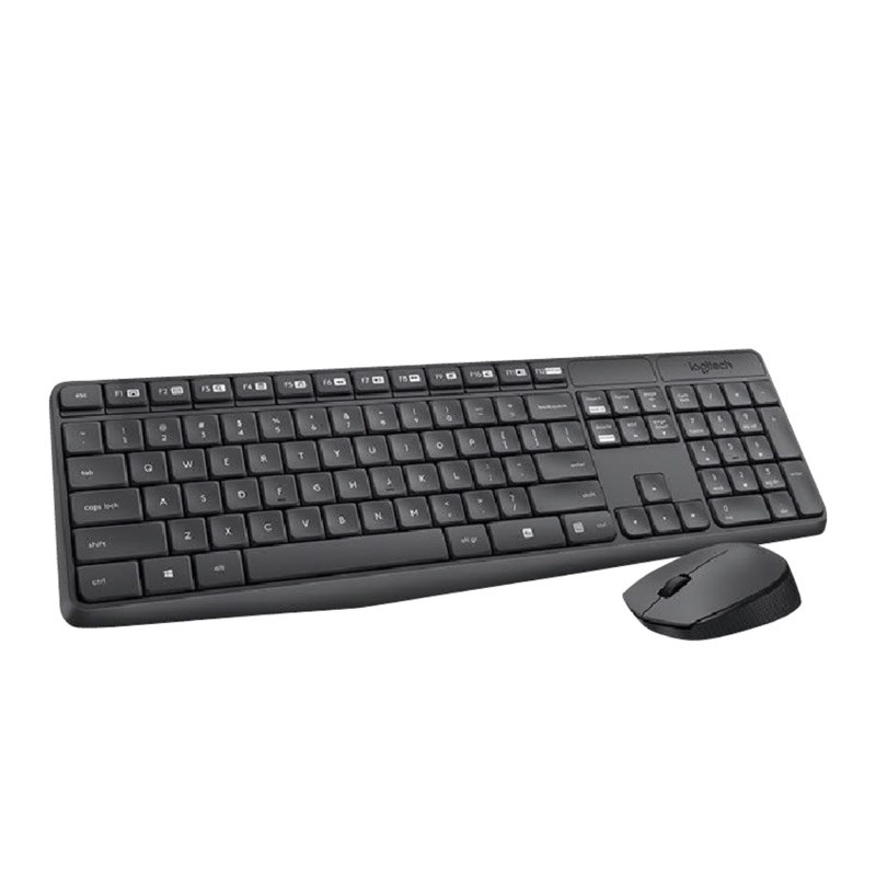 Logitech羅技 MK235無線鍵盤滑鼠組 繁體鍵盤 辦公 防潑水