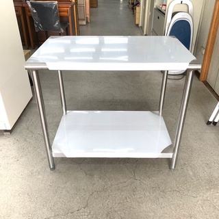 永達二手傢俱生活館/全新2*3尺白鐵工作臺/白鐵工作桌/不銹鋼工作臺/兩層工作臺/調理臺/白鐵桌/料理桌