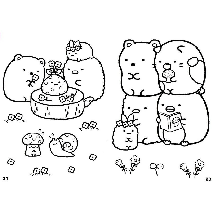 現貨 Coco馬日本代購 San X 角落生物角落小夥伴畫畫本塗鴉本繪畫本著色本b5 蝦皮購物
