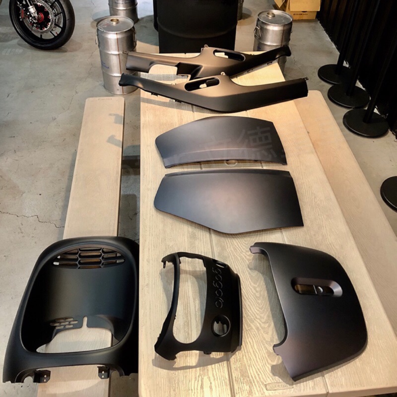 GOGORO 2 全新烤漆 石墨灰 / 消光黑 原廠S2樣式烤漆 成套出售不單賣 G2 全車份外觀共計8件