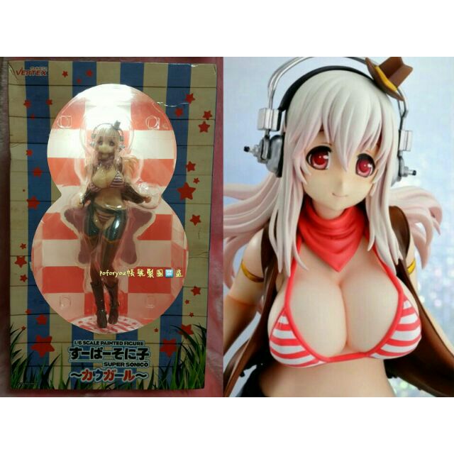 🌸現貨🌸 索尼子 公仔 美女 超級索尼子 模型 super sonico 牛仔女孩 牛仔