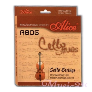 Alice 愛麗絲 A806 大提琴弦-鎳鉻弦-整組1-4弦-愛樂芬音樂
