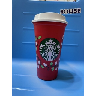 娟娟小舖🌸STARBUCKS星巴克 ~Kermit咖啡隨行杯～可循環使用杯子～環保杯 ~紅色473ml～只賣199元👍