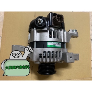 ➶大桃園汽車材料➶ 加強100A WISH 二代 09年後 ALTIS 1.8 10-13年 發電機 台灣製造 一年保固