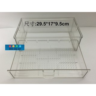 臺中阿永-(抽屜式)上部過濾器專用(新型 抽屜式 滴流盒/便當盒)-29.5*17*9.5cm