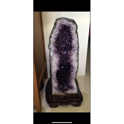 紫晶洞 深洞 深紫 CP值超高 30公斤 高57