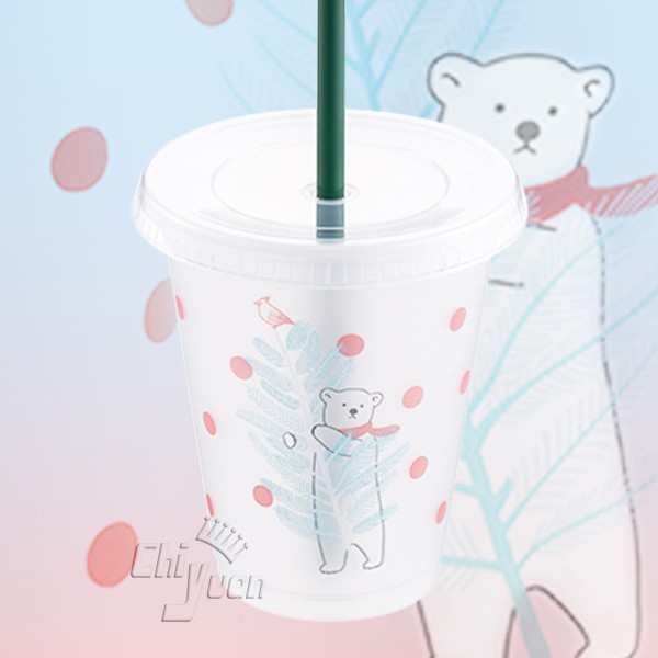 Starbucks 台灣星巴克 2019 聖誕節 Kiara耶誕TOGO冷水杯 16oz 北極熊 白熊熊 隨行杯 環保杯