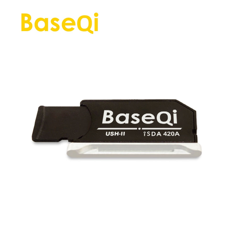 [BaseQi-420A] MacBook Pro 2021系列鋁合金神隱轉接卡microSD卡套