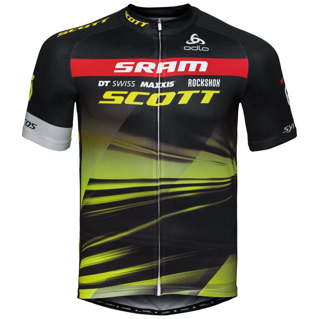 SCOTT-SRAM車隊版短袖車衣 SHIRT SCOTT SRAM RACING TEAM REPLICA