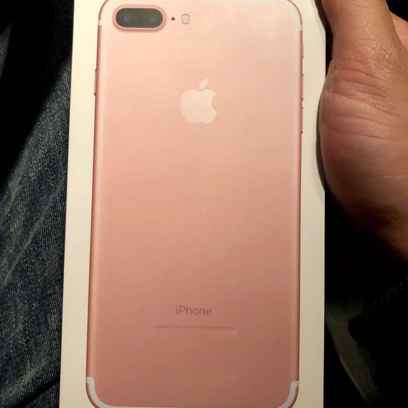 全新未拆封 iPhone7 Plus 128g 玫瑰金