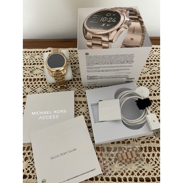 [二手] Michael Kors MKT5004 MK 智慧錶 智能錶 電子錶 玫瑰金