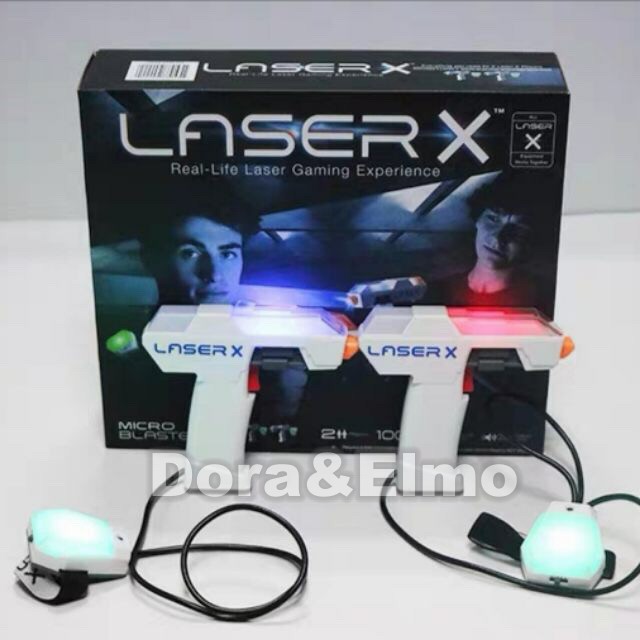 【台灣現貨附電子發票】Laser X 迷你小型槍 射程30米 雷射槍 射擊玩具 兒童玩具 多人對戰