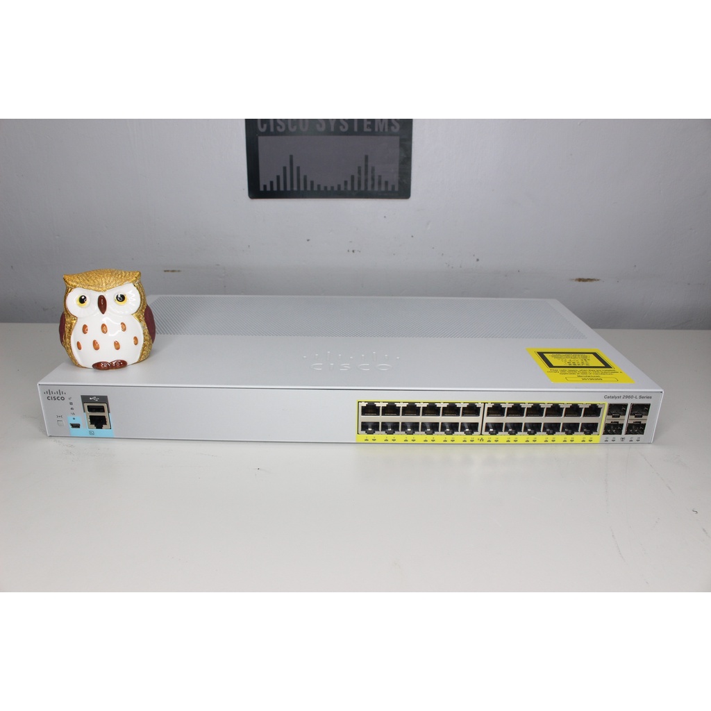 Cisco WS-C2960L-24PS-LL 24 port 10/100/1000 Ethernet PoE+