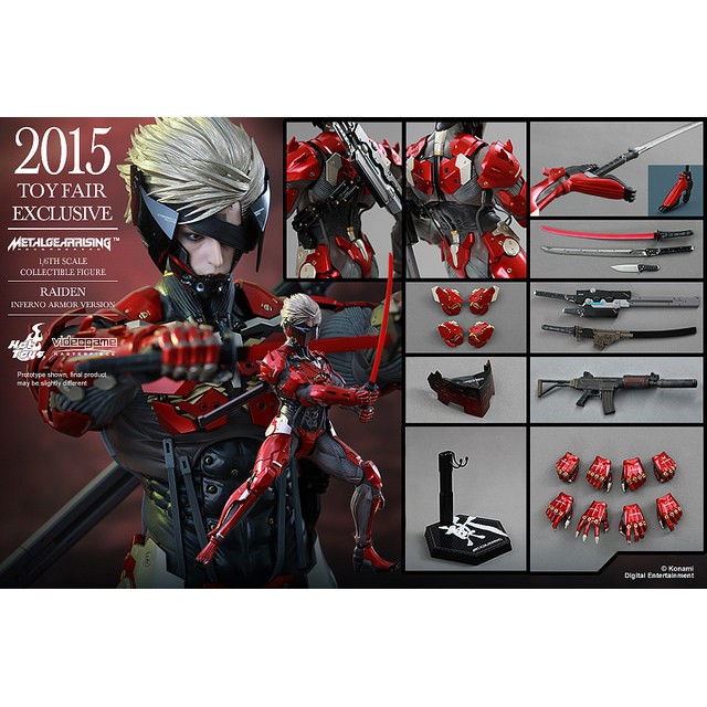 Hot Toys – VGM19《 Metal Gear Rising 》 『雷電』(煉獄裝甲Ver.)