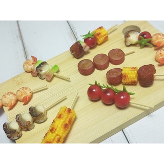 📢任選4個🍡1個39元🍱現貨，只要12H出貨🚚模擬食品模型-燒烤串炸模型D