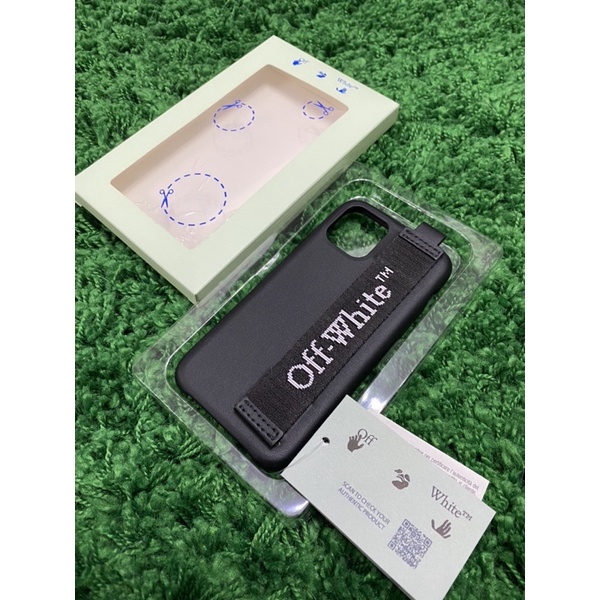 換手機出清 Off-White iPhone 11pro 手機殼 皮革手機殼