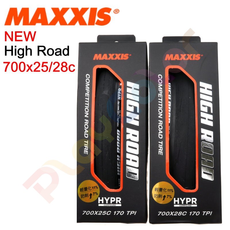 MAXXIS HIGH ROAD【紅圈】1胎 700*25C 28C 外胎 170TPI 一級 競賽胎【202366】