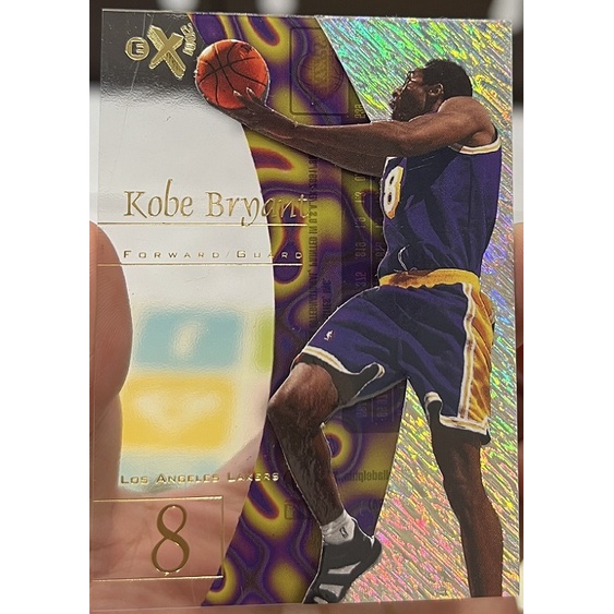 NBA 球員卡 Kobe Bryant 1997-98 E-X2001 (透明卡背面左上有些許刮痕 請看圖)