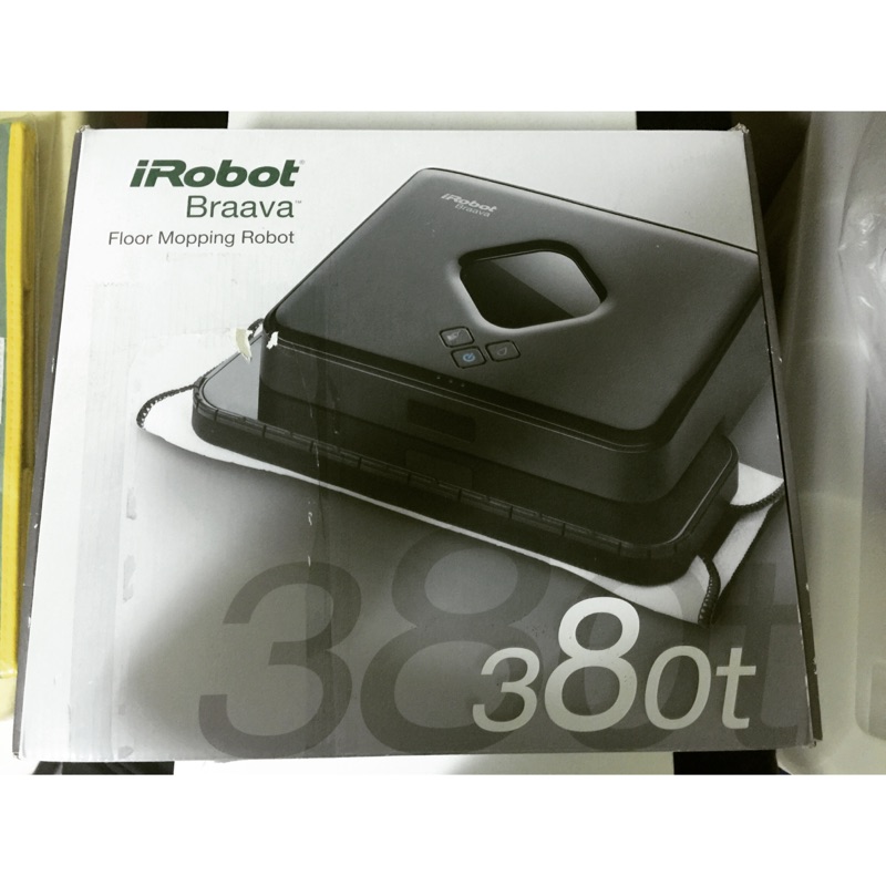 美國 iRobot Braava 380t天王級乾溼兩用機器人擦地機