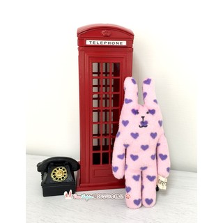 日本正品 CRAFTHOLIC 宇宙人 紫色愛心兔兔 公仔珠鍊吊飾手機吊飾 粉色兔兔 (現貨在台)