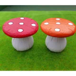 ❤現貨❤⭐新品上市⭐療癒語過天晴🌞Zakka系列＆【可愛蘑菇座椅】盆栽裝飾/辦公桌小物/鑰匙圈/DIY材料