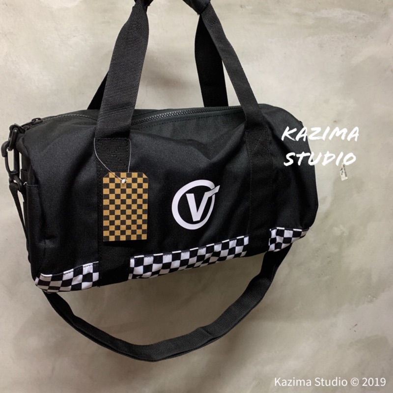 Kazima Vans Logo 串標 側背包 側背 小包 旅行袋 旅行袋 旅行包 水桶包 運動背包 運動包 打球包