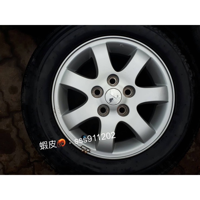 中古原廠鋁圈 15吋 6J ET46 5/114.3 三菱幸福力 SAVRIN LANCER FORTIS