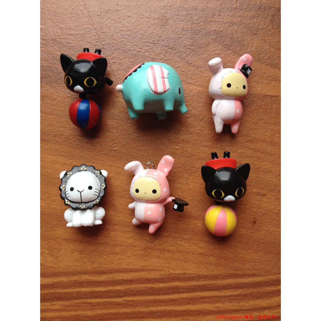 特惠 原單尾貨san X 憂傷馬戲團悠悠兔薄荷象靴下貓人偶配飾 蝦皮購物