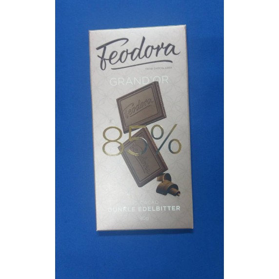 德國 Feodora 賭神巧克力 85% 80g