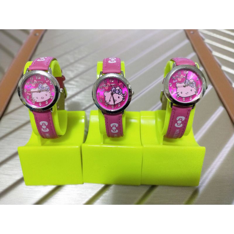 (全新現貨)Hello Kitty 指針式石英錶 皮革手錶