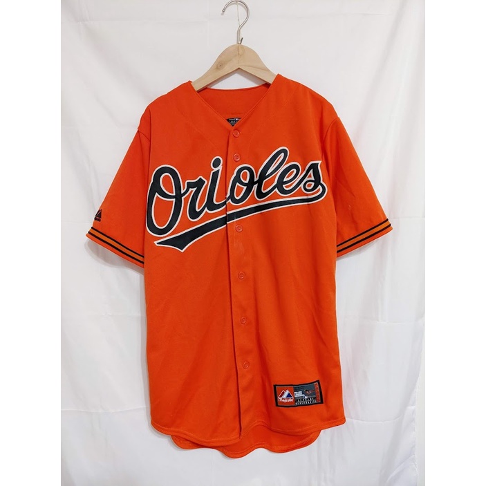 MOMO 古著商號 MLB BALTIMORE ORIOLES 巴爾的摩金鶯 球衣 S號