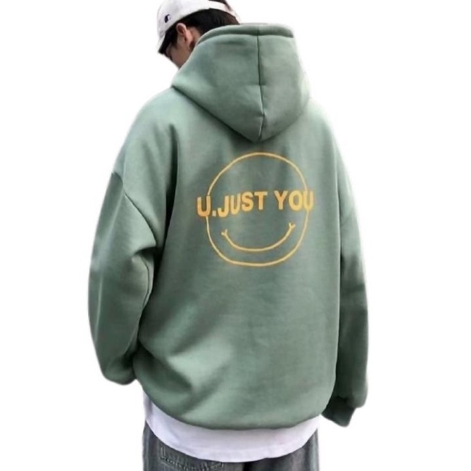 【M世代】(M-5XL 100公斤可穿)連帽寬鬆圓領衛衣刷毛大學T男女百搭情侶裝休閒運動帽T(MW43)