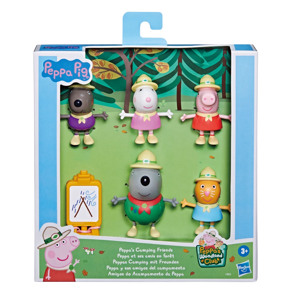 Peppa Pig粉紅豬小妹   粉紅豬小妹 佩佩與露營夥伴公仔組	ToysRUs玩具反斗城