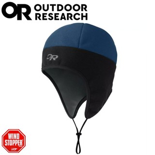 【Outdoor Research 美國 PERUVIAN 防風保暖帽《藍/黑》】243546/毛帽/刷毛帽//悠遊山水